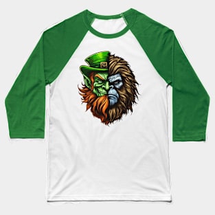 Leprechaun / Bigfoot Baseball T-Shirt